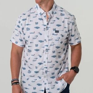 Burlebo‎ Shirt Mens Performance Lake Weekend XL Hunting Fishing Outdoor Hike NWT